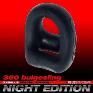 360 NIGHT EDITION cock+ball sling velvet smooth PLUS+silicone OXBALLS