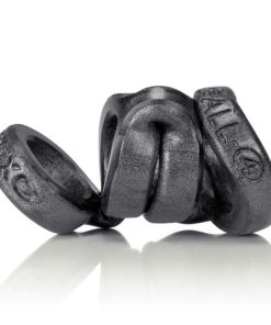 4-BALL four chain'd cock+ball rings OXBALLS LIQUID PLATINUM SILICONE