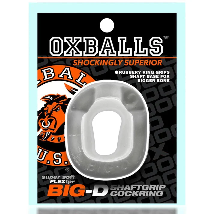 OXBALLS Siamese dildo ball stretcher super massive platinum silicone toy