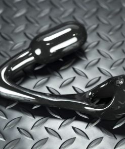 ASS-X rubbery buttplug+cocksling combo asslock OXBALLS black