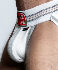 BULGER extended-depth pouch: engineered for BIG bulges+PUMPED junk+HUGE sacks WHITE SNOW