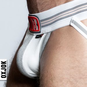 BULGER extended-depth pouch: engineered for BIG bulges+PUMPED junk+HUGE sacks WHITE SNOW