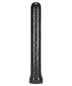 CHAMP 14" depth-penetrator DP strap-on OXBALLS LIQUID PLATINUM SILICONE BLACK