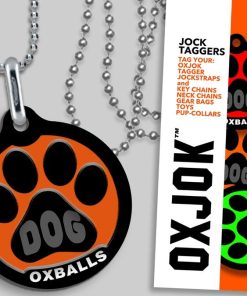 DOGPACK pup-taggers jock: 7 color paw-taggers+JOKFIT COCKRING