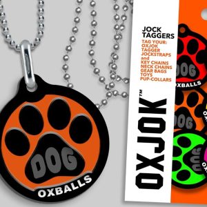 DOGPACK pup-taggers jock: 7 color paw-taggers+JOKFIT COCKRING