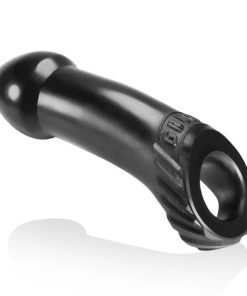 GRUNT blunt gape-splitting DP strap-on OXBALLS LIQUID PLATINUM SILICONE BLACK