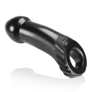 GRUNT blunt gape-splitting DP strap-on OXBALLS LIQUID PLATINUM SILICONE BLACK