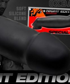 HULK gargantic MASSIVE-THICK cocksheath in velvet finish plus+SILICONE™ special edition NIGHT