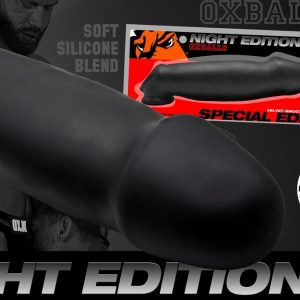 HULK gargantic MASSIVE-THICK cocksheath in velvet finish plus+SILICONE™ special edition NIGHT