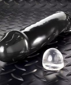 MUSCLE original smooth LONGxWIDE adjustFIT rubbery cocksheath OXBALLS