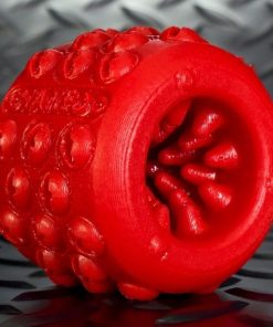 NAILED inner rubbery spiked ballstretcher OXBALLS LIQUID PLATINUM SILICONE
