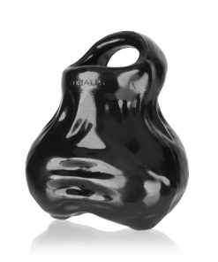 NUTTER cocksling+veiny ball-bag rubber nut sack OXBALLS