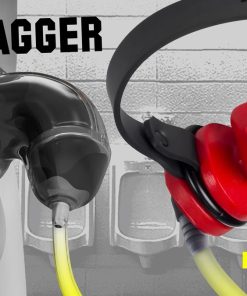 PISS GAGGER piss-sheath + platinum liquid silicone mouth gag OXBALLS