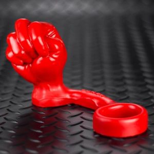 PUNCH fistplug with cockring asslock OXBALLS LIQUID PLATINUM SILICONE