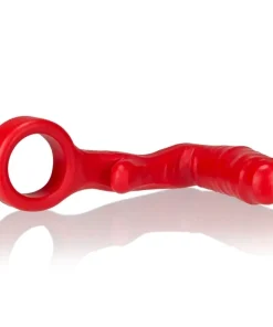 OXBALLS SQUIRM silicone asslock with curved butt plug and attached cock ring