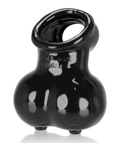 SACKSLING-2 bigger cocksling+rubbery ballbag with sweat-holes OXBALLS