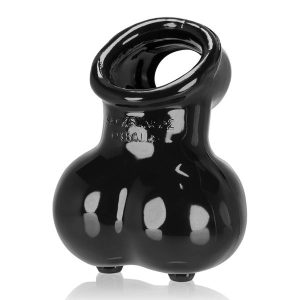 SACKSLING-2 bigger cocksling+rubbery ballbag with sweat-holes OXBALLS