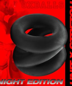 Z-BALLS zig-zag cockring / ballstretcher plus+SILICONE™ special edition NIGHT